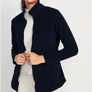 NWT OLD NAVY Full-Zip Fleece Jacket  COLOR IN THE NAVY MEDIUM